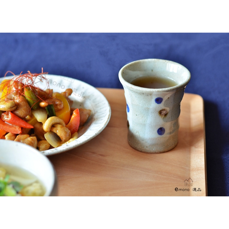 【emono選品】日本製 美濃燒 手繪日式風格 湯吞杯組(五杯組)-細節圖3