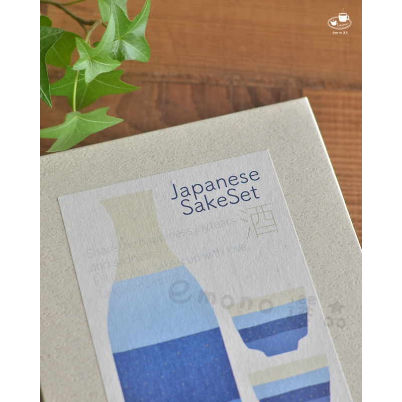 【emono選品】日本美濃燒 藍色重奏酒器組 清酒壺 酒杯 北歐風 現代簡約風格 現貨-細節圖7