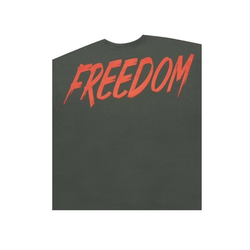 韓國代購 韓國品牌 FREEDOM  男生短袖 休閒外衣 oversize短袖 共九色-細節圖5