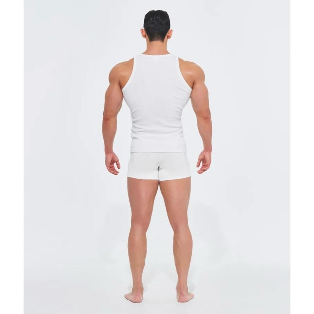 韓國代購 韓國運動品牌  BORNTOWIN 運動 LOGO 夏日背心 背心 黑白兩色-細節圖3