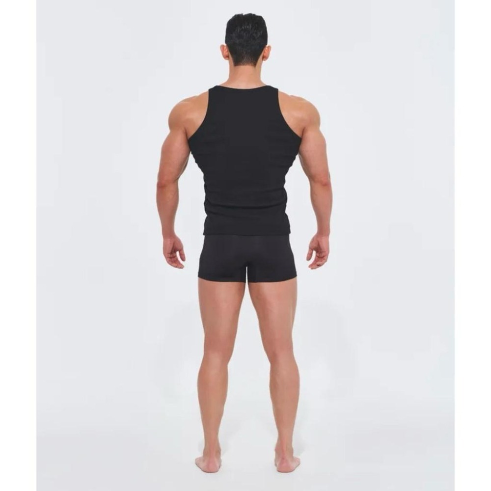 韓國代購 韓國運動品牌  BORNTOWIN 運動 LOGO 夏日背心 背心 黑白兩色-細節圖6