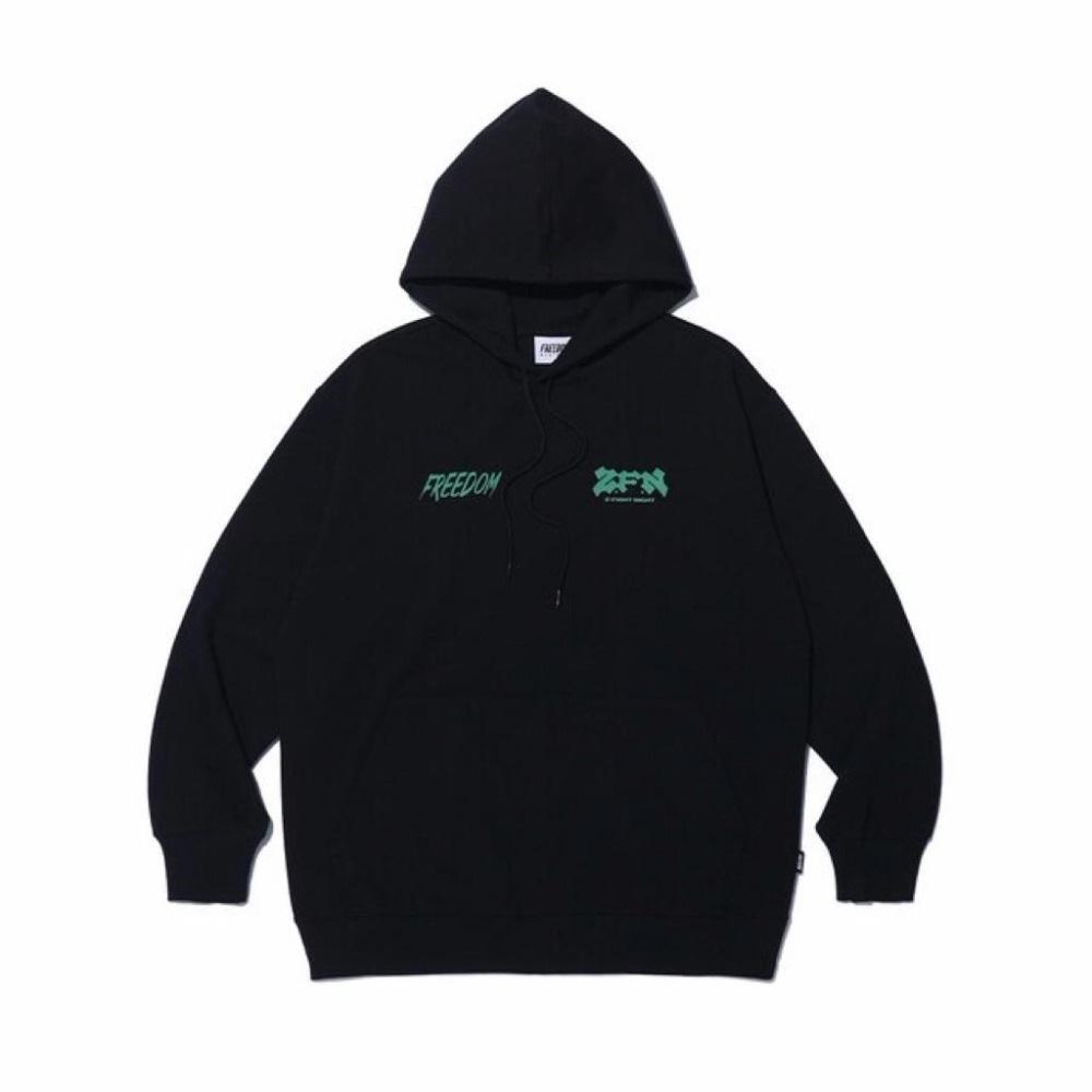 韓國代購 韓國品牌 FREEDOM 聯名 ZFN 秋冬季帽T 共兩色-細節圖2