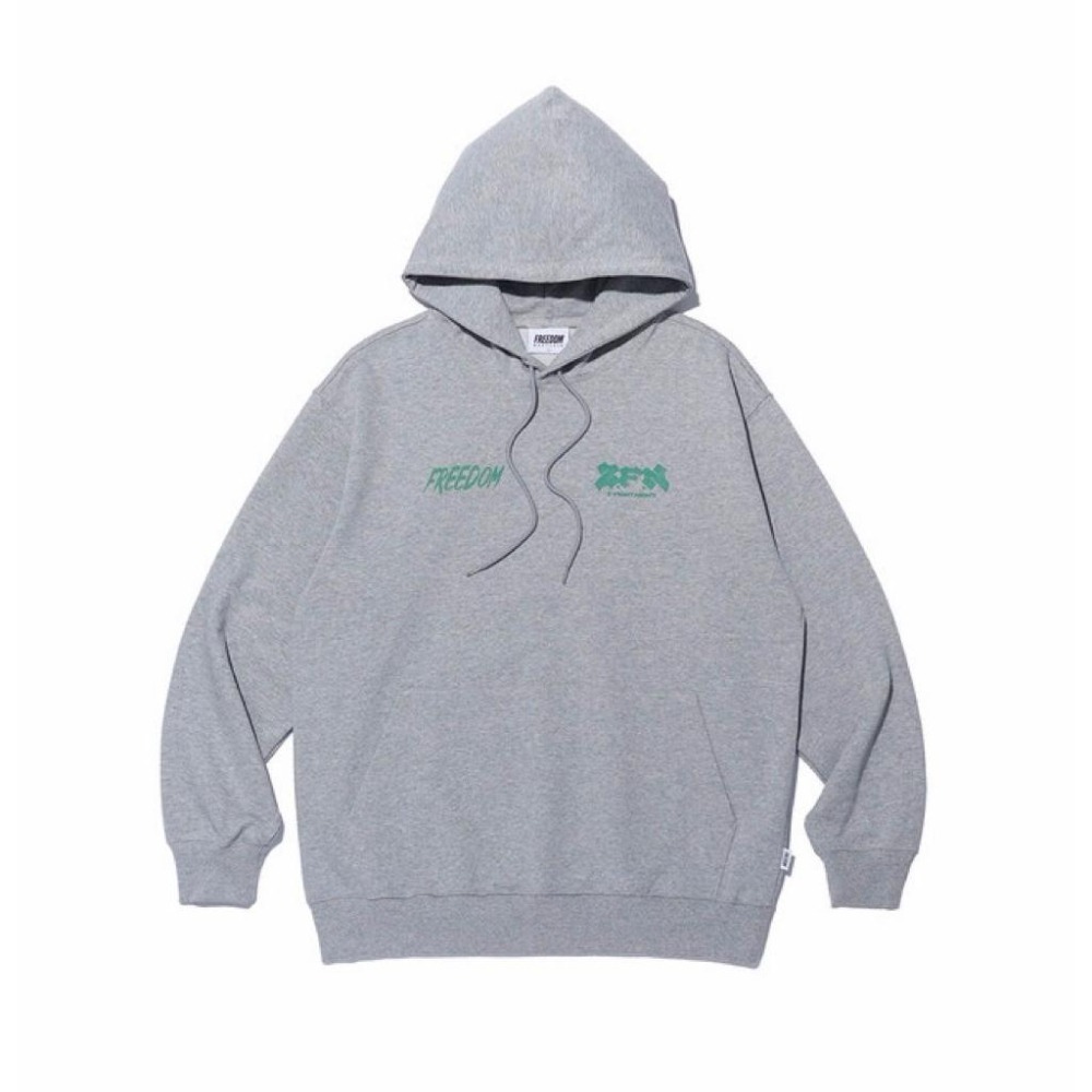 韓國代購 韓國品牌 FREEDOM 聯名 ZFN 秋冬季帽T 共兩色-細節圖7