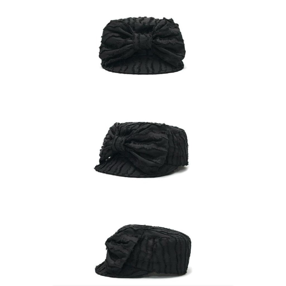 韓國代購 AWESOME NEEDS 緞帶波浪蝴蝶結帽 現貨-細節圖4