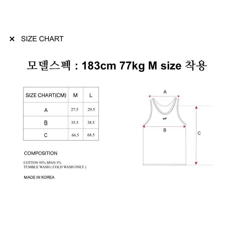 韓國代購 51PERCENT  背心 坦克背心 夏日背心 無袖背心 挖背背心 共三色-細節圖8