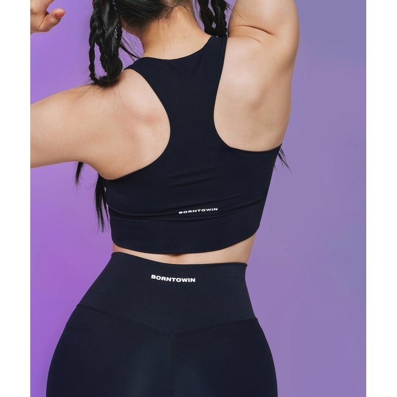 韓國代購 韓國運動品牌 BORN TO WIN  運動 女用運動上衣 運動衣 共三色-細節圖3