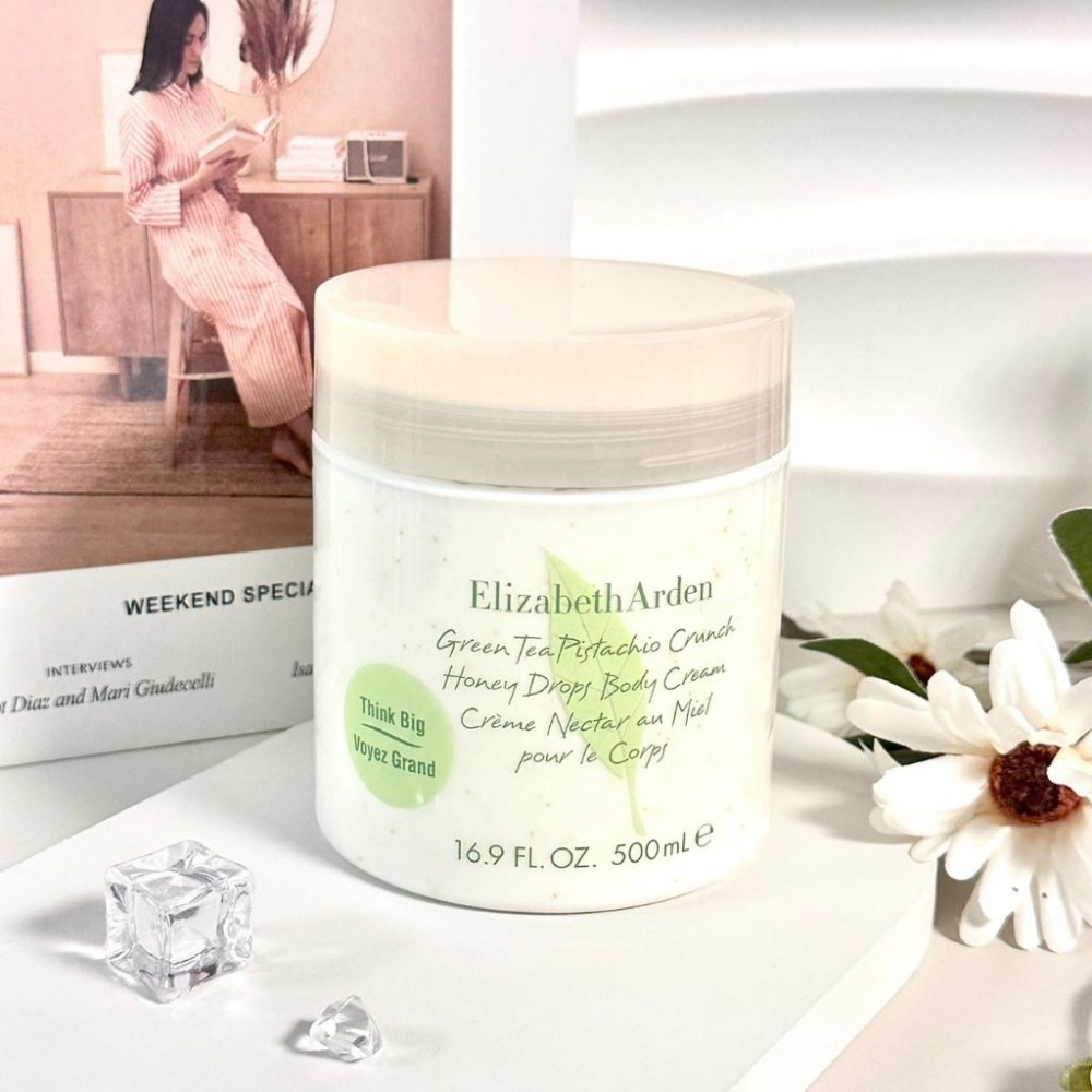 Elizabeth Arden 雅頓 綠茶/開心果/白茶野薑花/綠茶微風椰影  蜜滴舒體霜 400ml / 500ml-細節圖9