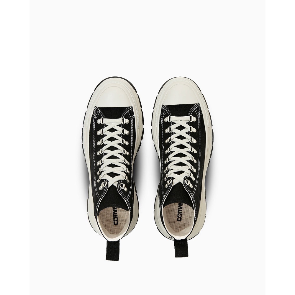 預購 日本限定 Converse ALL STAR TREKWAVE DR HI 高筒 鋸齒厚底 黑白-細節圖4
