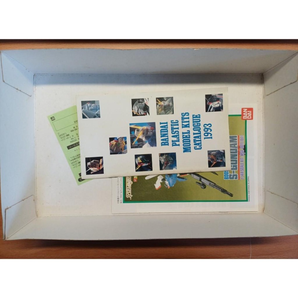 附目錄 萬代 絕版老模 111-81 S-GUNDAM MSA-0011[Bst] 鋼彈前哨戰 1/144 非 EX-S-細節圖3