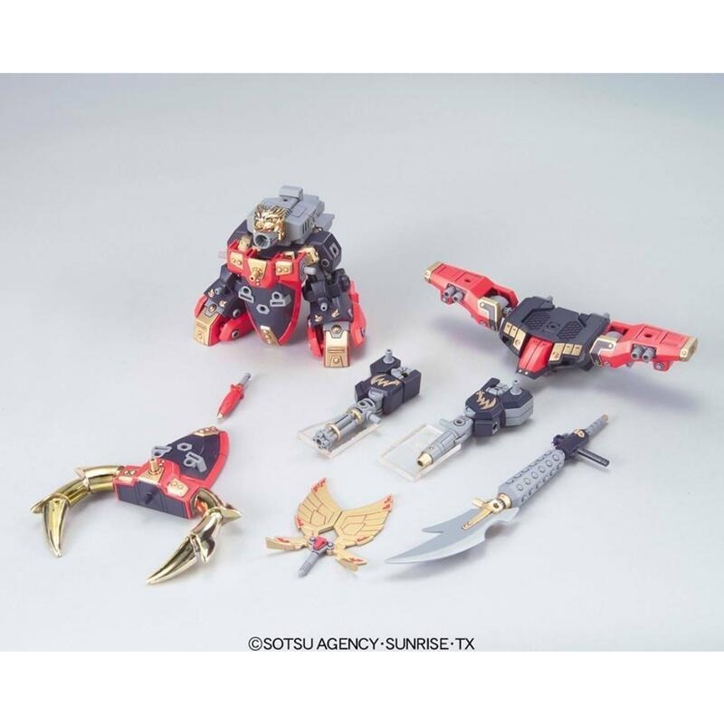 萬代 BB戰士 284 鐵機武者齋胡 武者烈傳 非 SD戰國傳 三國傳 輝羅鋼 獅龍凰 頑駄無 大將軍-細節圖4