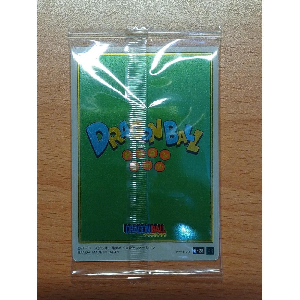 萬代 日版 七龍珠 第6彈 孫悟空 6-28 CR 2773129 閃卡 七龍珠 威化餅 卡片-細節圖2
