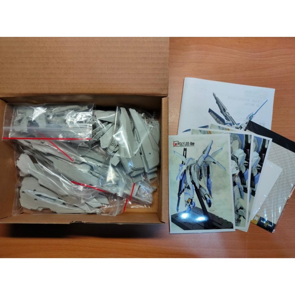 BANDAI MG 1/100 ZETA Ver.2.0 Z鋼彈 + CPL NG 白狼-拉弓Z 改造套件-細節圖3