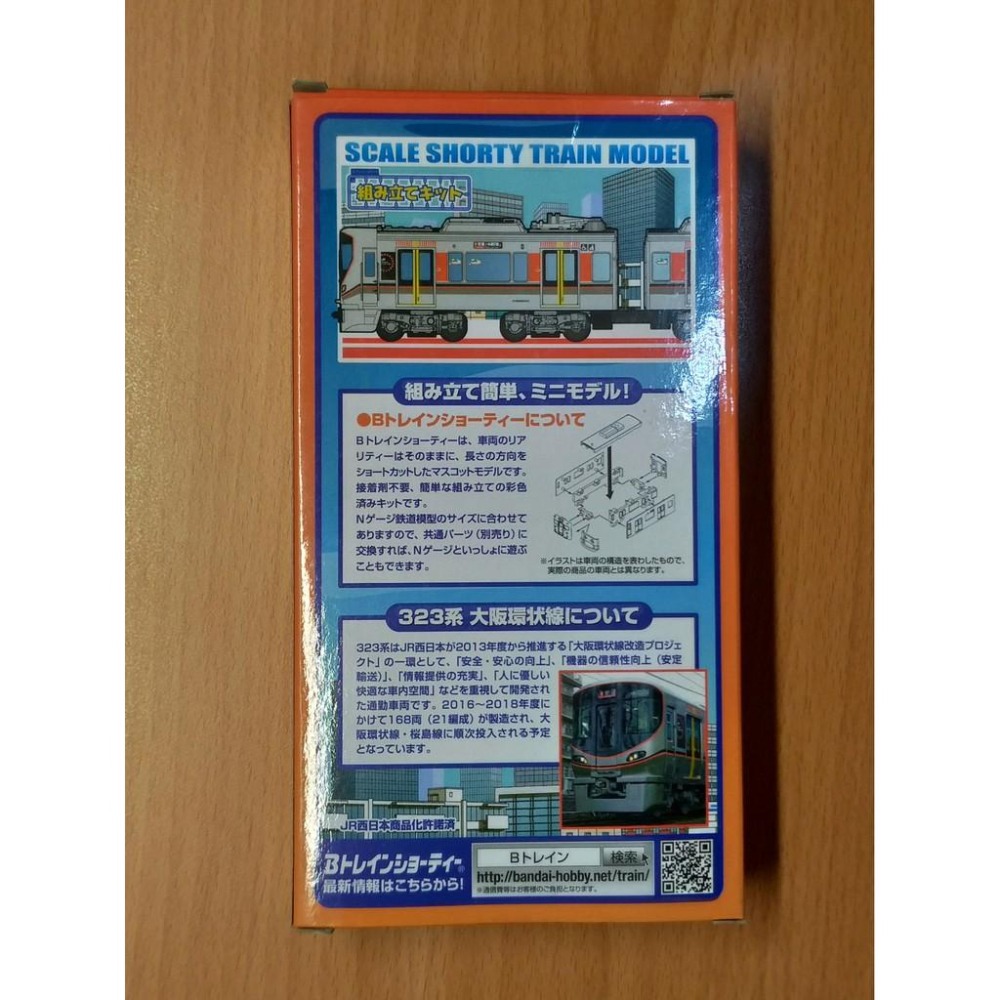 N規 BANDAI 鐵道 B train 323系 大阪環狀線-細節圖2