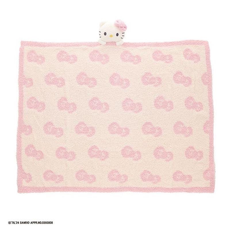 🎀三麗鷗系列sanrio_Hello Kitty 大頭玩偶絨毛毯🎀-細節圖3