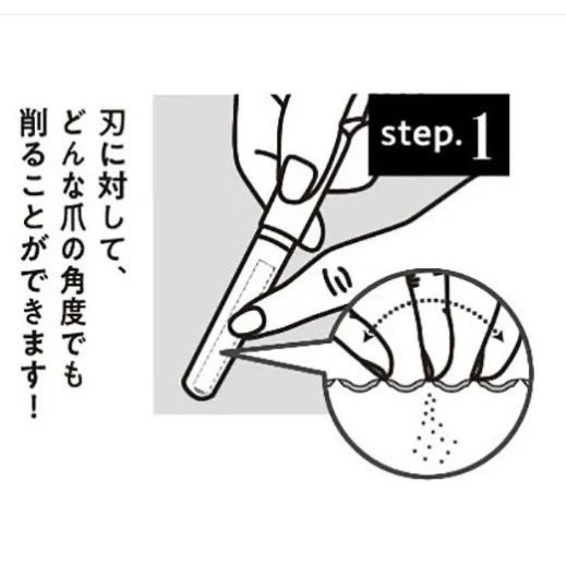 日本製爪王 免剪指甲鉗/魔法指甲銼刀-細節圖4