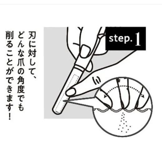 日本製爪王 免剪指甲鉗/魔法指甲銼刀-細節圖4