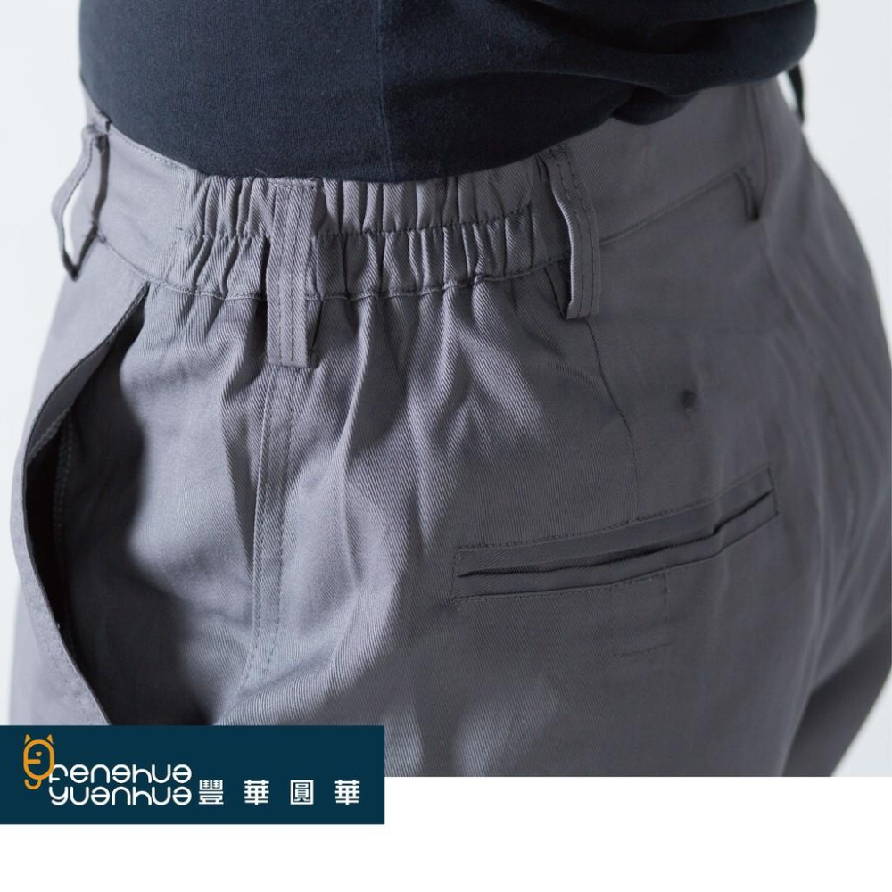 《 豐華圓華 》全新中灰色 純棉工作褲  灰色-細節圖2