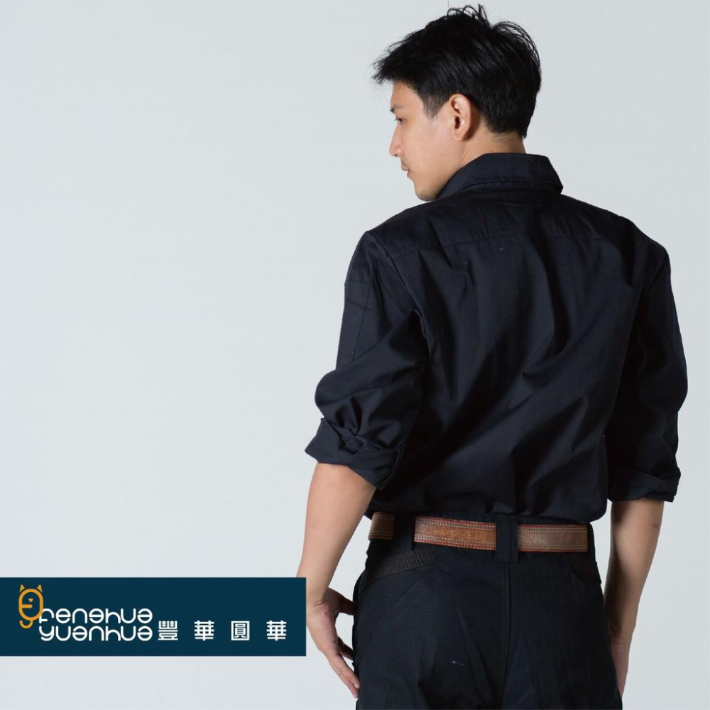 《 豐華圓華 》全新CVC工作服   深藍色-細節圖3