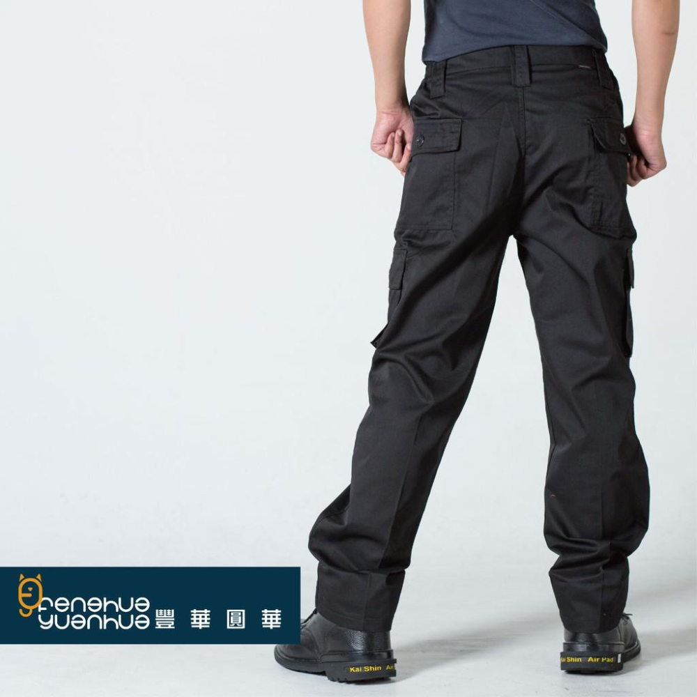 《 豐華圓華 》全新工作褲 褲子  黑色（薄款）-細節圖2