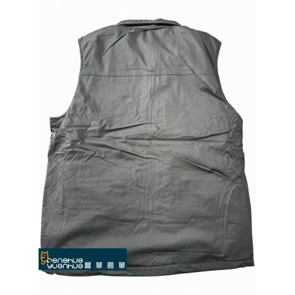 《 豐華圓華 》 戶外背心 保暖背心 釣魚背心 防風背心 多口袋背心  藍/黑-細節圖3