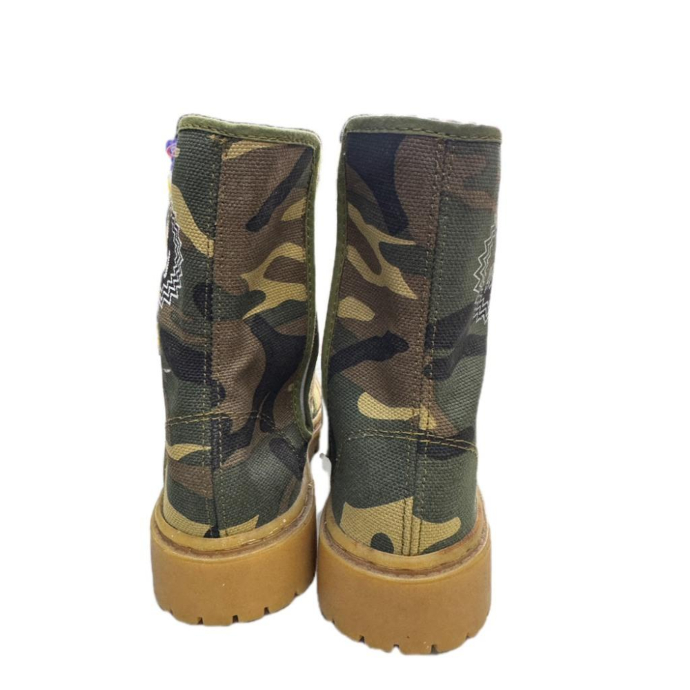 《 豐華圓華 》✔鋼板防穿刺✔︎   ❌無鋼頭❌ 帆布工作鞋 橡膠底 工地鞋 蛙人鞋 電焊鞋-細節圖3