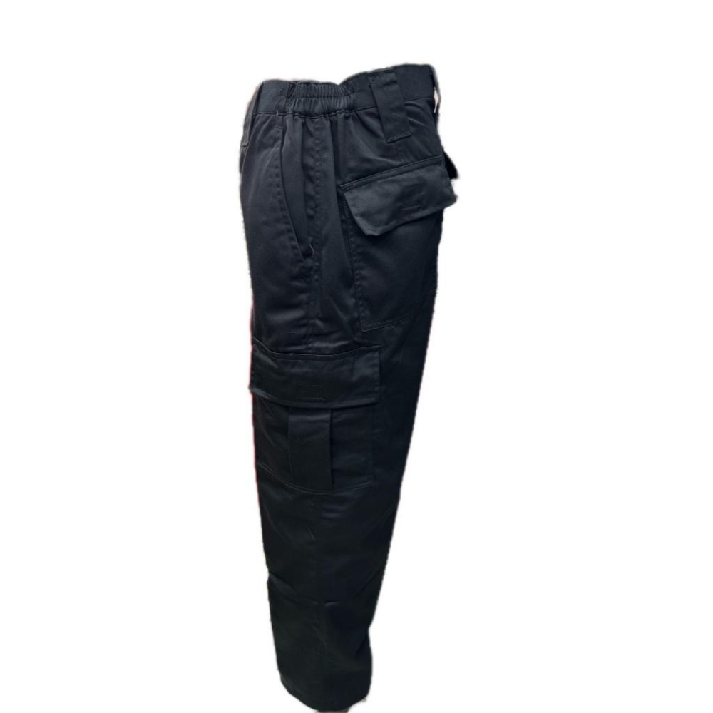 《 豐華圓華 》新品 全新TC 35%棉工作褲  側袋褲  黑色 / 深藍 2色-細節圖4