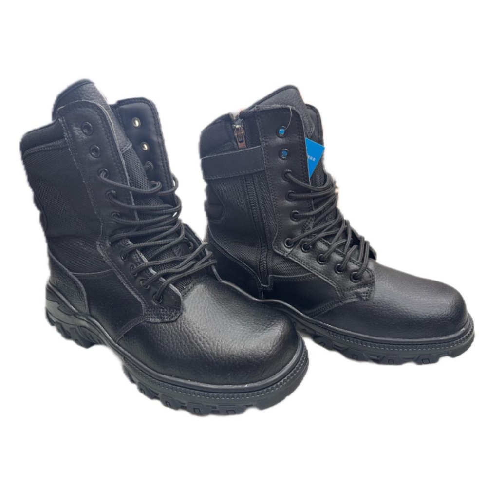 《 豐華圓華 》高筒戰鬥靴型橡膠鞋底安全鞋 工作鞋-細節圖2