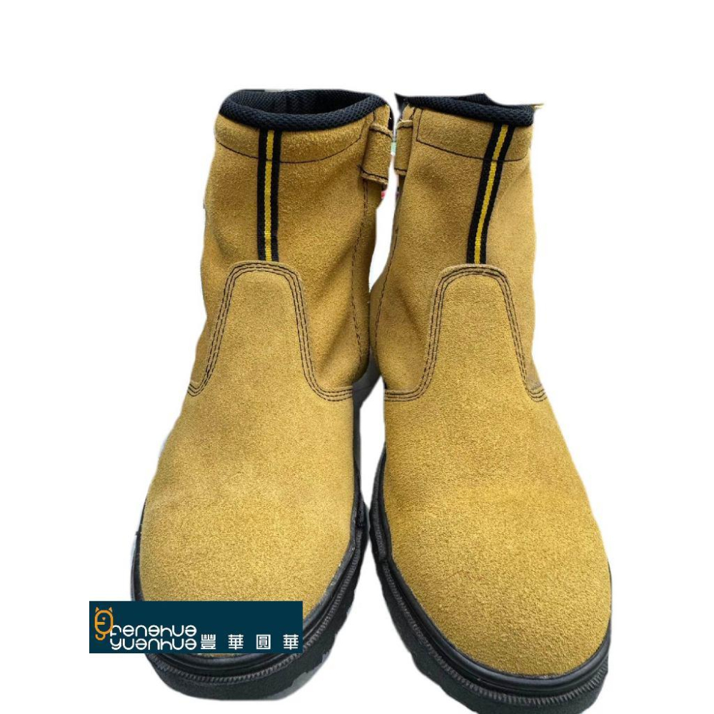 《 豐華圓華 》全新矮統電焊鞋3種顏色米黃 咖啡 黑色 工作鞋 安全鞋  鋼頭鞋-細節圖4