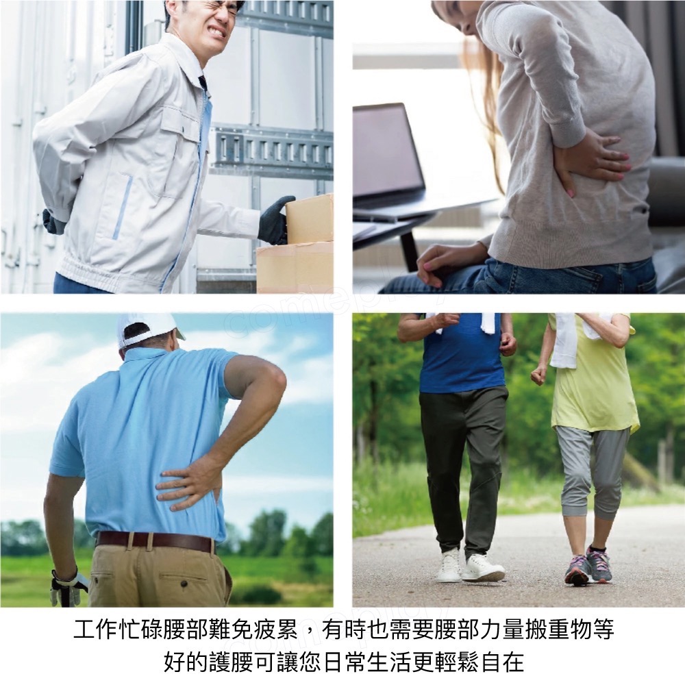 Alphax PREMIUM 4重固定透氣護腰-細節圖10