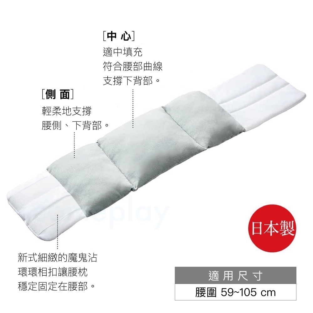Alphax FULUWA 舒腰枕（futon 安心 好眠 腰痛對策 日本製）-細節圖9