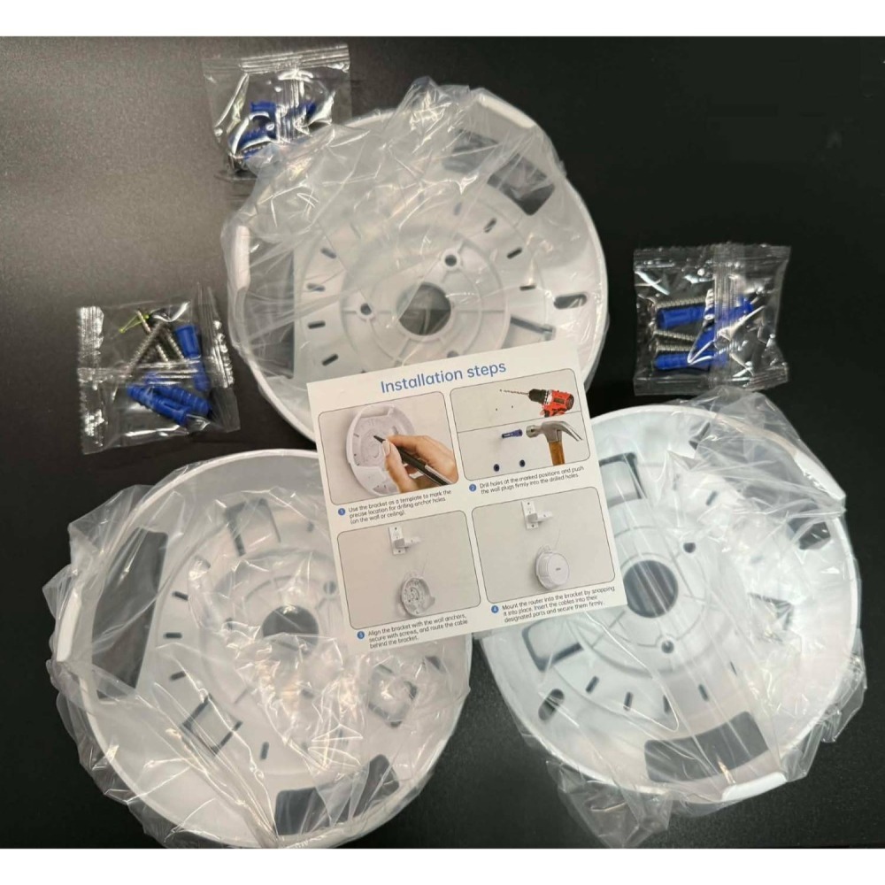 XLTTYWL Deco 壁掛套件 Deco BE23/BE25/BE3600/BE5000 路由器安裝支架 一入＼三入-細節圖2