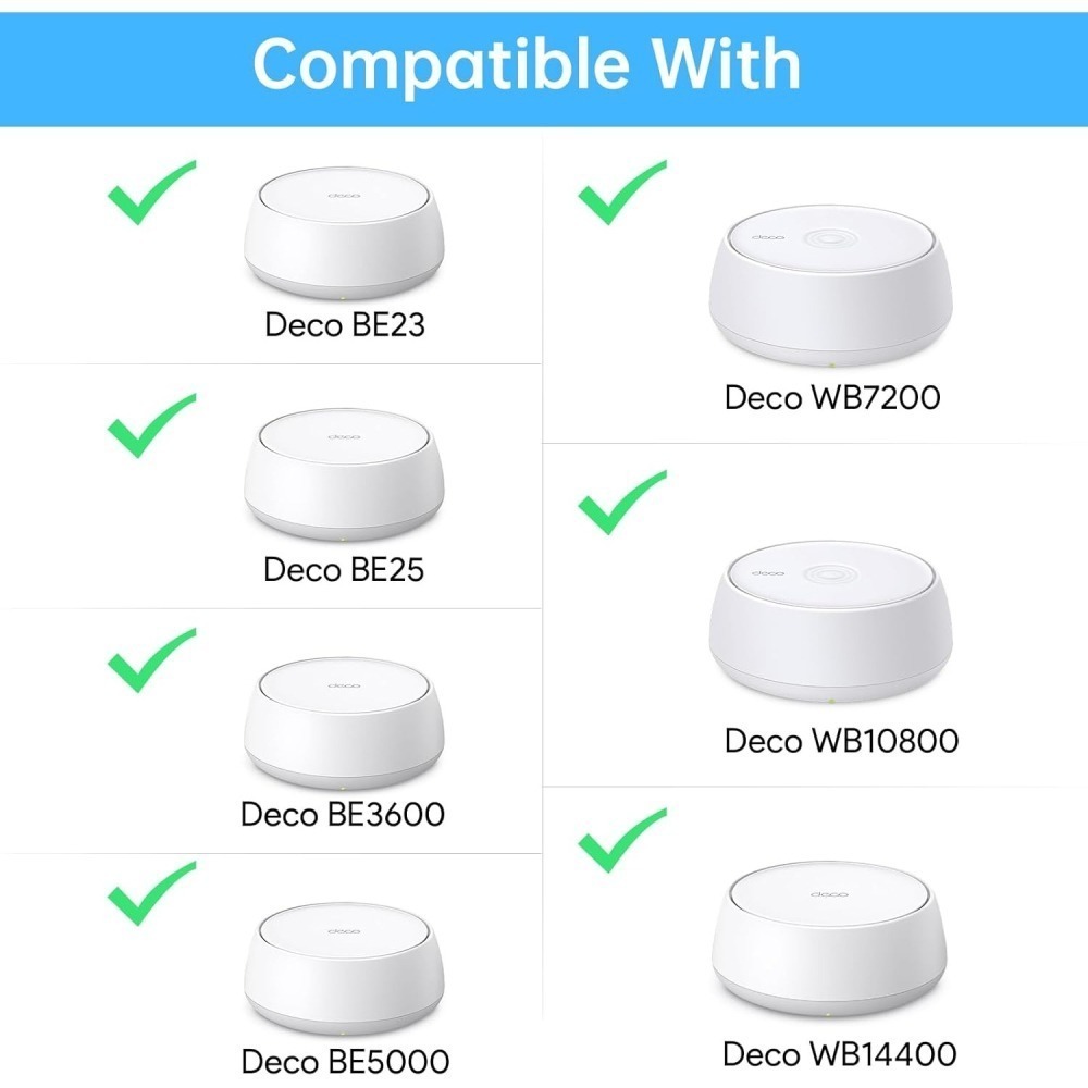 XLTTYWL Deco 壁掛套件 Deco BE23/BE25/BE3600/BE5000 路由器安裝支架 一入＼三入-細節圖5