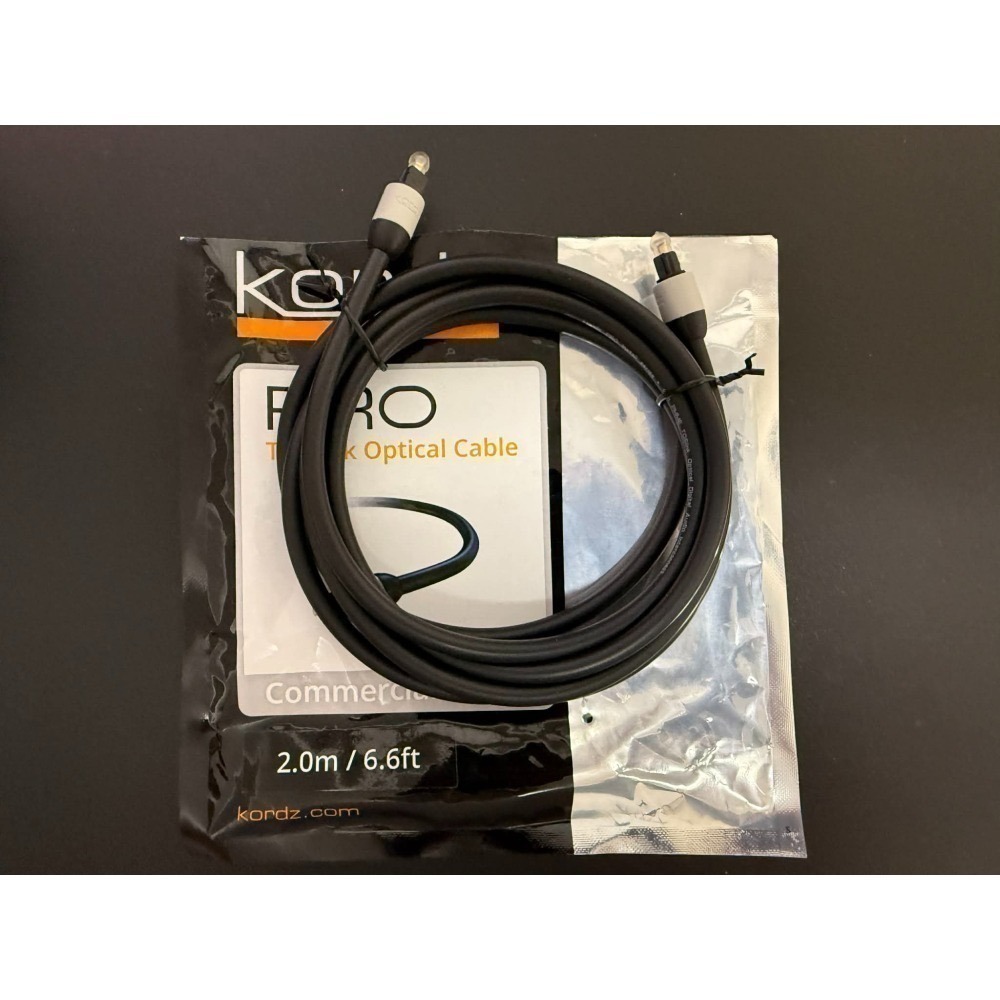 二手 澳大利亞 Kordz PRO TOSLink 專業光纖線 線長 1m 2m 1公尺 2公尺-細節圖4