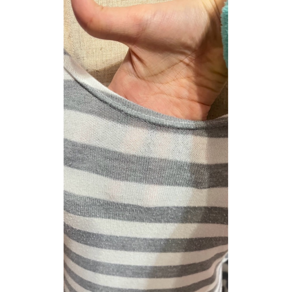 小個子65%棉日系輕薄舒適修身顯瘦連身長袖短洋裝長版上衣-細節圖3