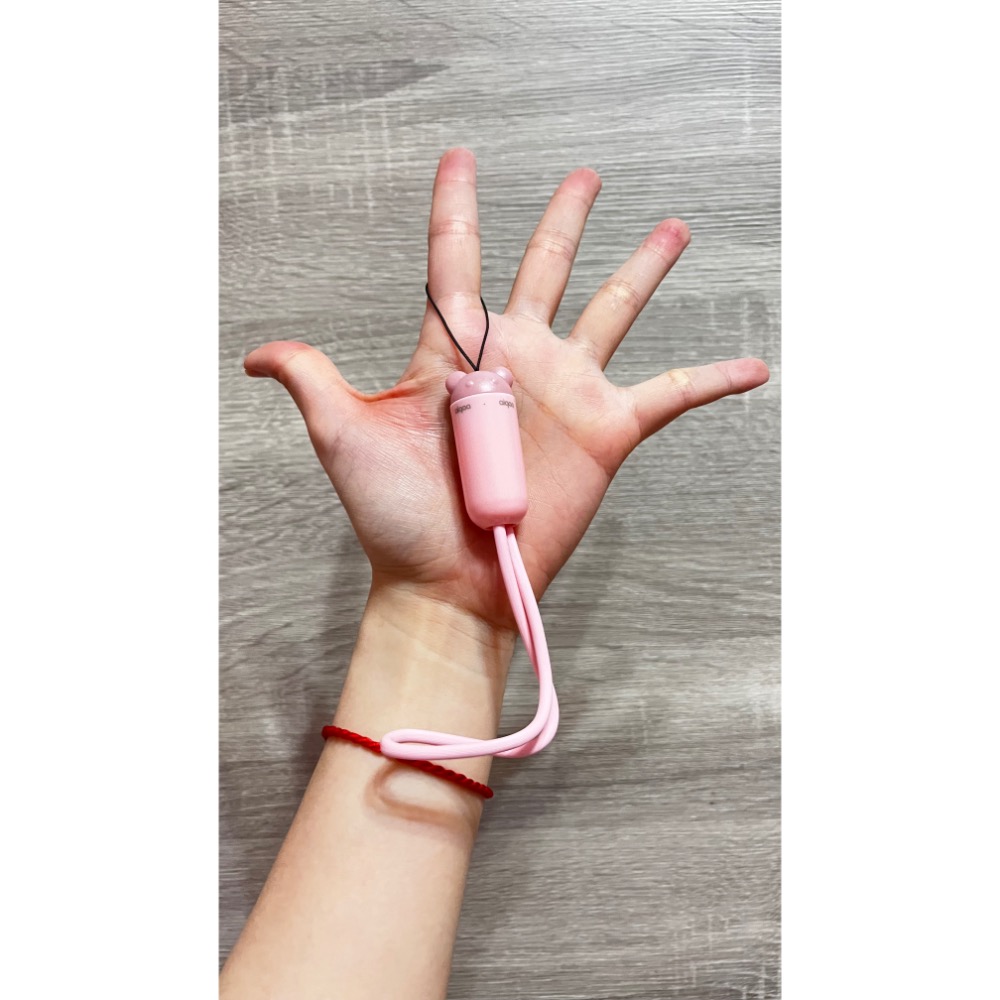 粉色小熊3A快充掛繩吊飾type-c充電線傳輸線數據線3a快充線-細節圖6