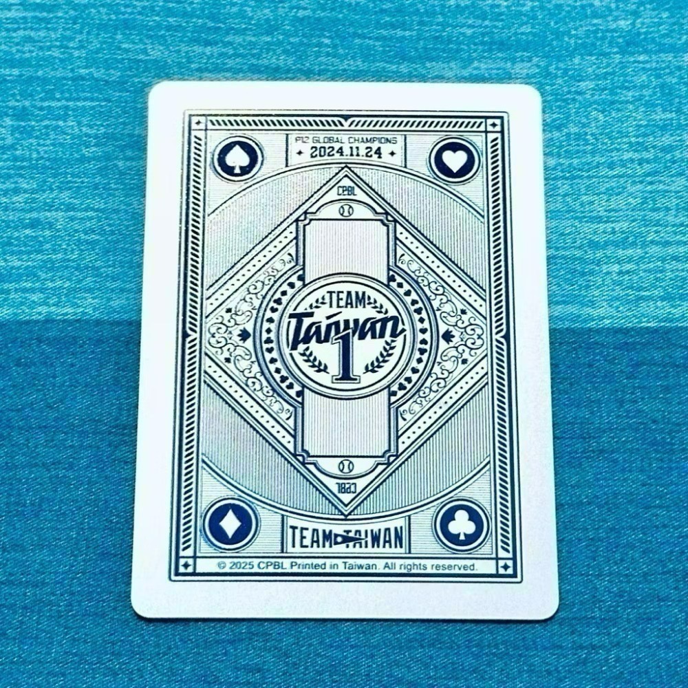 2025發行》職棒35年 球員卡 撲克牌 世界冠軍 12強 林立 林家正 郭俊麟 陳冠宇 吉力吉撈鞏冠 英雄王牌-細節圖4
