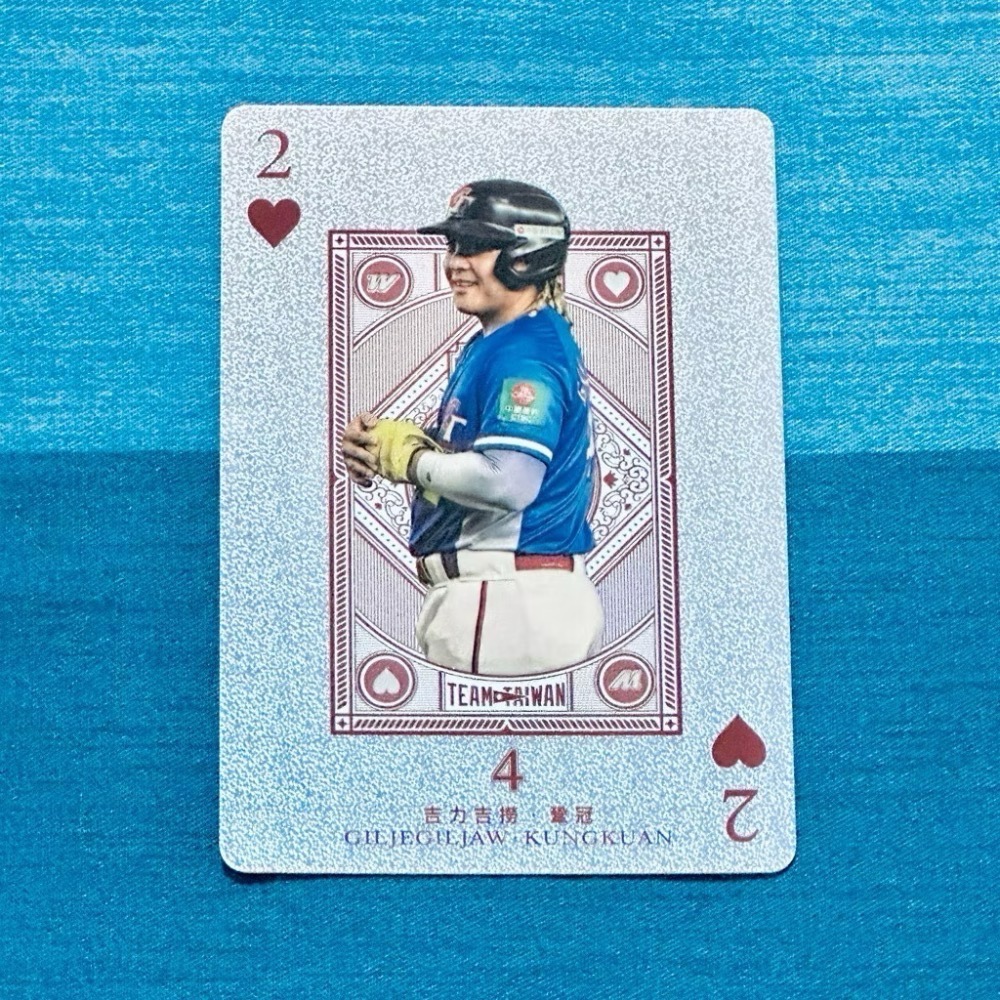 2025發行》職棒35年 球員卡 撲克牌 世界冠軍 12強 林立 林家正 郭俊麟 陳冠宇 吉力吉撈鞏冠 英雄王牌-規格圖7