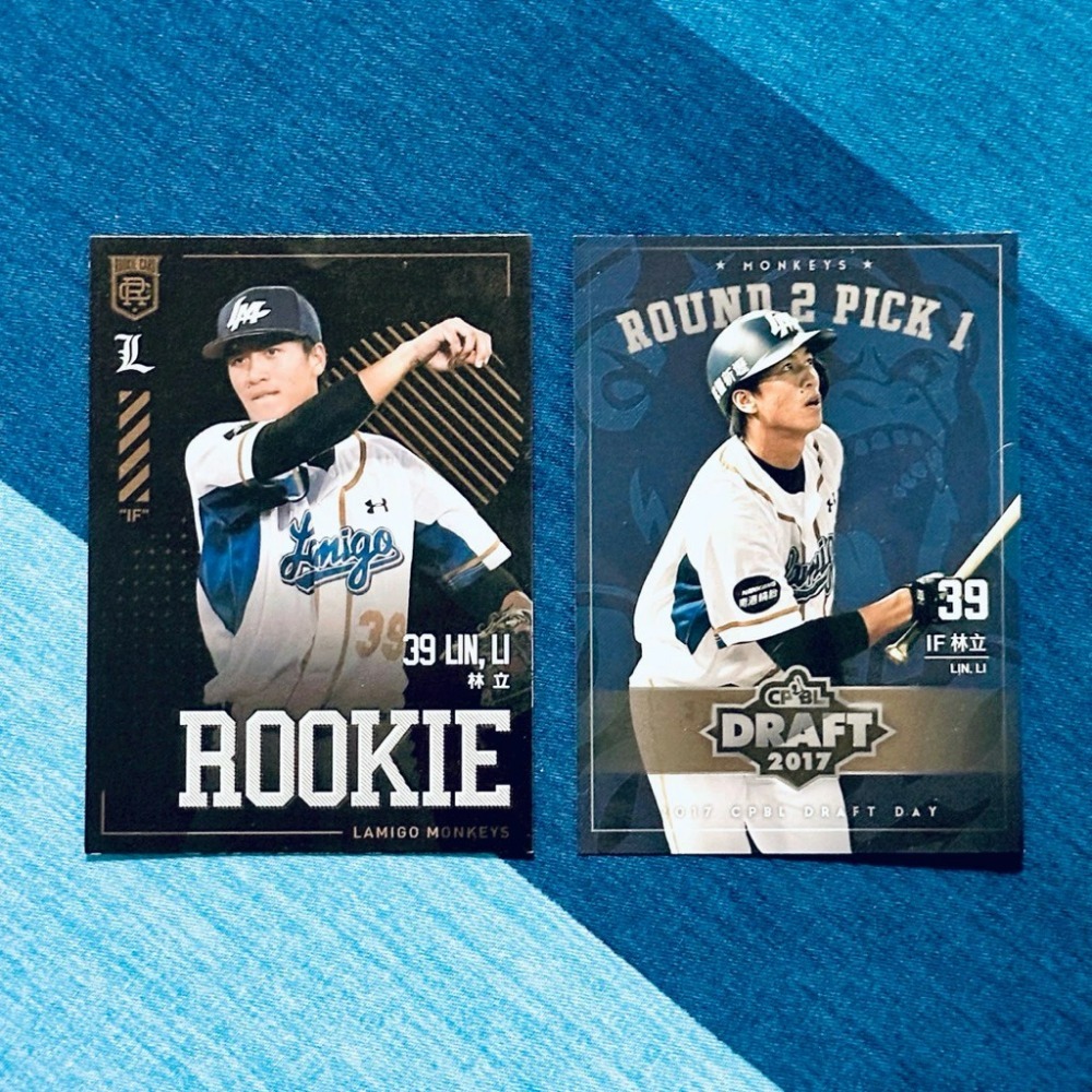 中華職棒》RC新人卡 選秀卡 林安可 林立 世界冠軍 12強 中華隊 統一獅 樂天桃猿 LAMIGO 球員卡-規格圖5