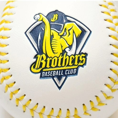 全新》中信兄弟 浮雕猛象 LOGO球 簽名球專用 白象頭球 紀念球 中華職棒 棒球-細節圖3