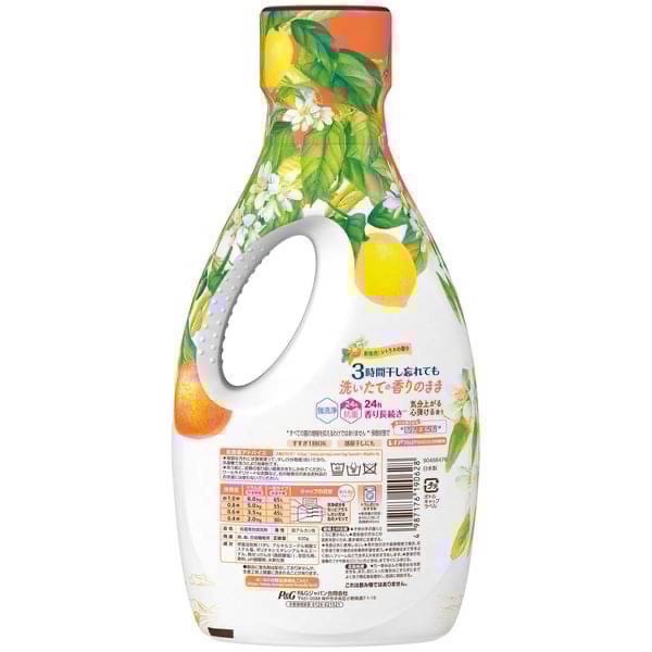 全新香味🍊 日本P&G BOLD 香氛濃縮洗衣精 柑橘馬鞭草 630ml-細節圖8
