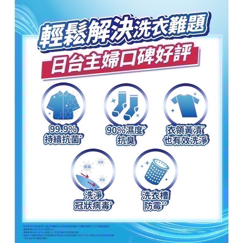 好市多代購Costco分購Ariel抗菌抗臭洗衣精補充包1100g拆售出貨-細節圖4