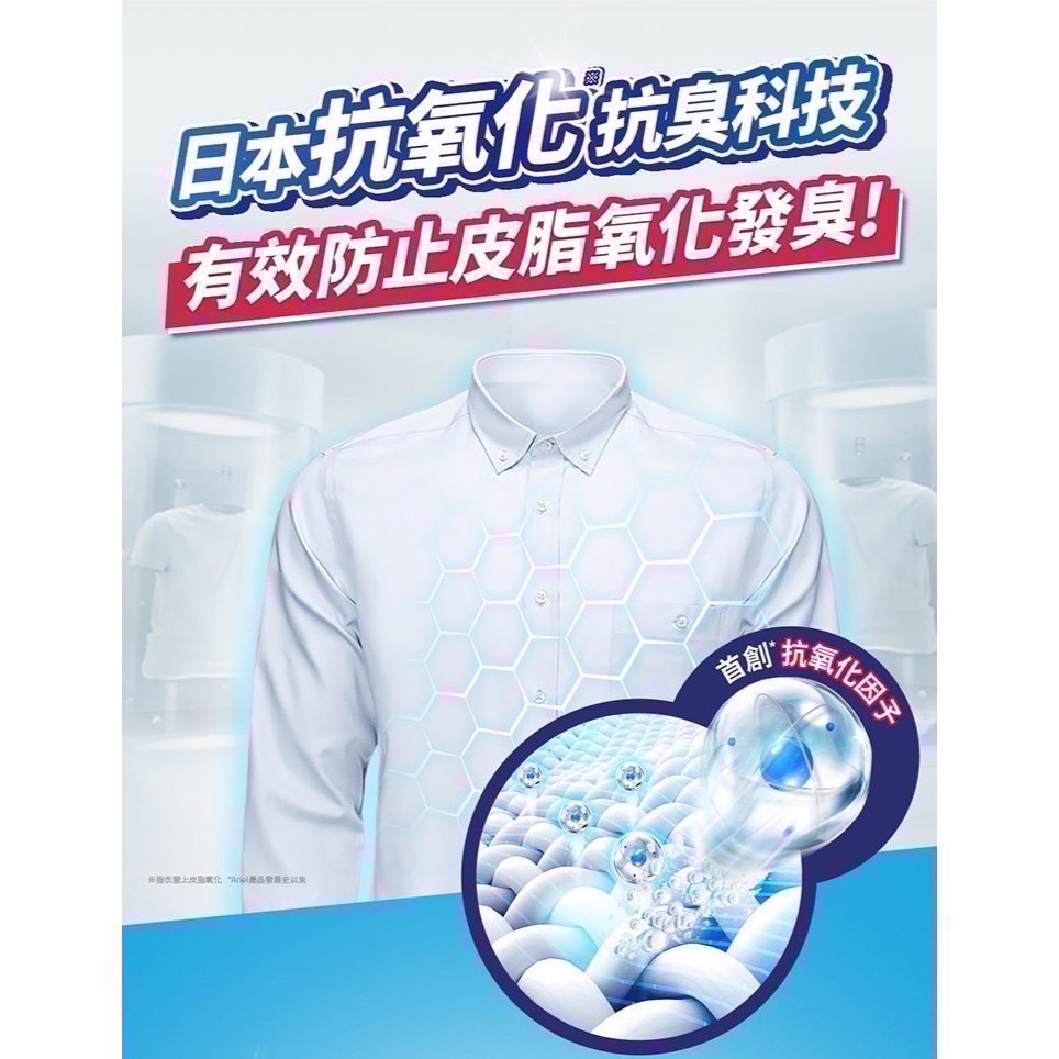 好市多代購Costco分購Ariel抗菌抗臭洗衣精補充包1100g拆售出貨-細節圖7