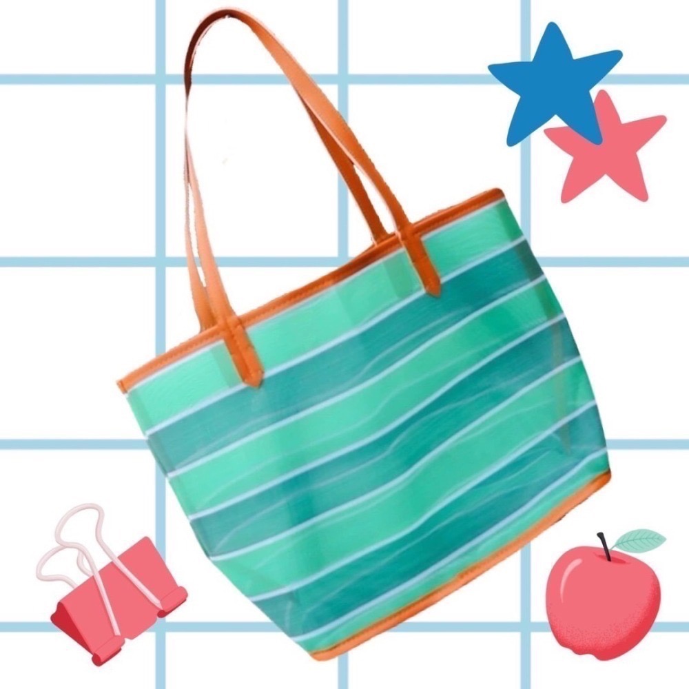 阿嬤的LV~復古漁網簍空托特包~-細節圖6