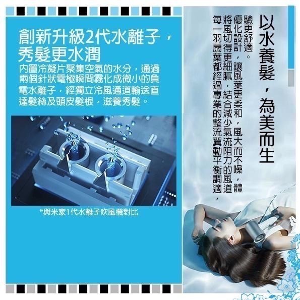 米家-Xiaomi 水離子吹風機 H500/小米吹風機/負離子吹風機-細節圖3