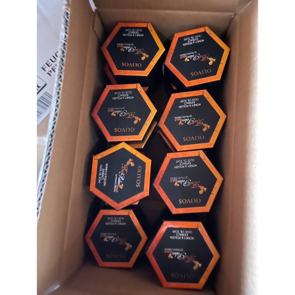 Olivos土耳其原裝蜂蜜花粉橄欖皂150g 土耳其製蜂蜜橄欖皂-細節圖2