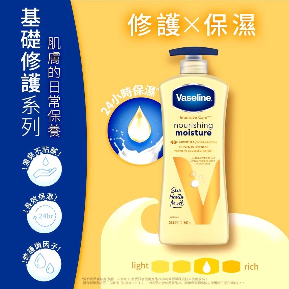 Vaseline 進口潤膚乳液組/好市多熱銷/凡士林乳液/身體乳/潤膚乳-規格圖4