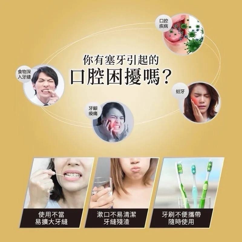 奈森克林雙線牙線棒200入＜附贈攜帶盒1入＞雙線牙線棒-細節圖3