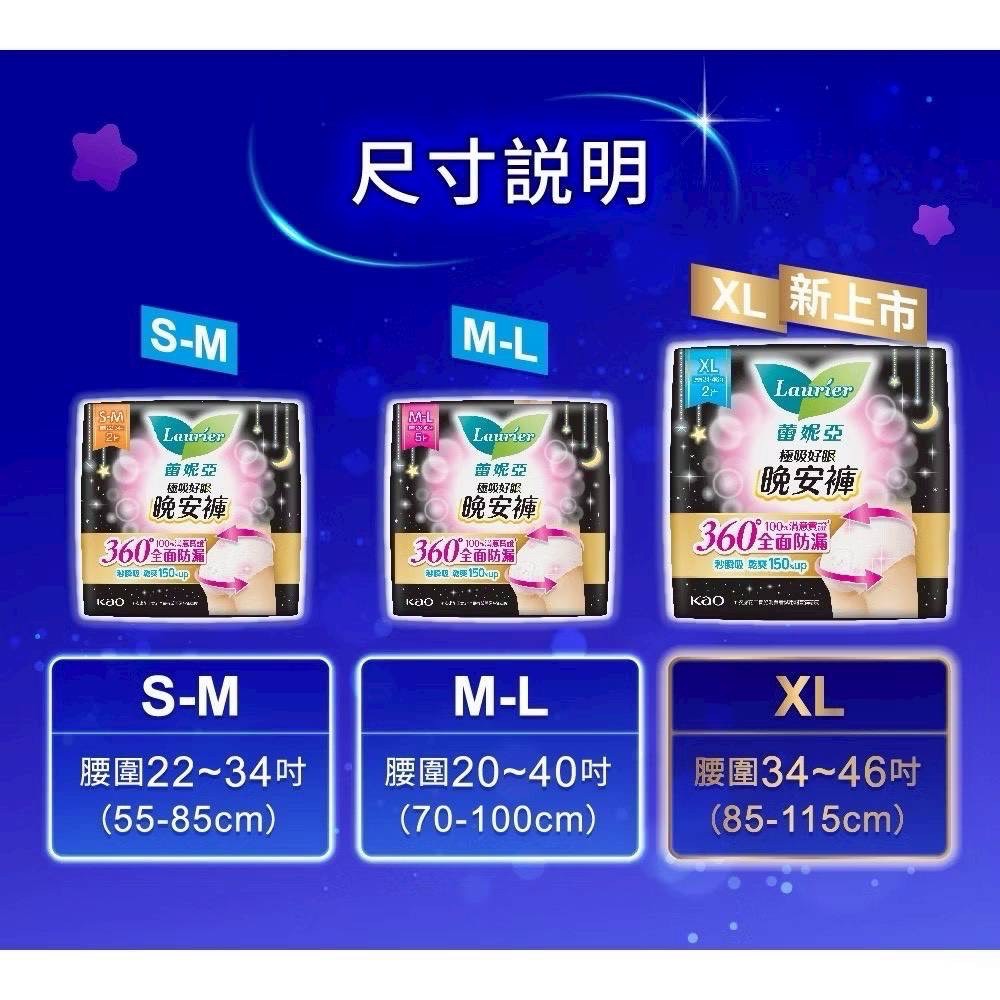 原廠公司貨Lauriep蕾妮亞極吸好眠晚安褲 1包2入生理期安全褲睡覺使用衛生棉-細節圖7