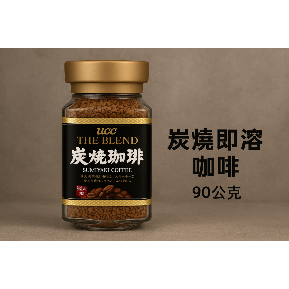 UCC 炭燒即溶咖啡 90公克 UCC 炭燒咖啡 即溶咖啡