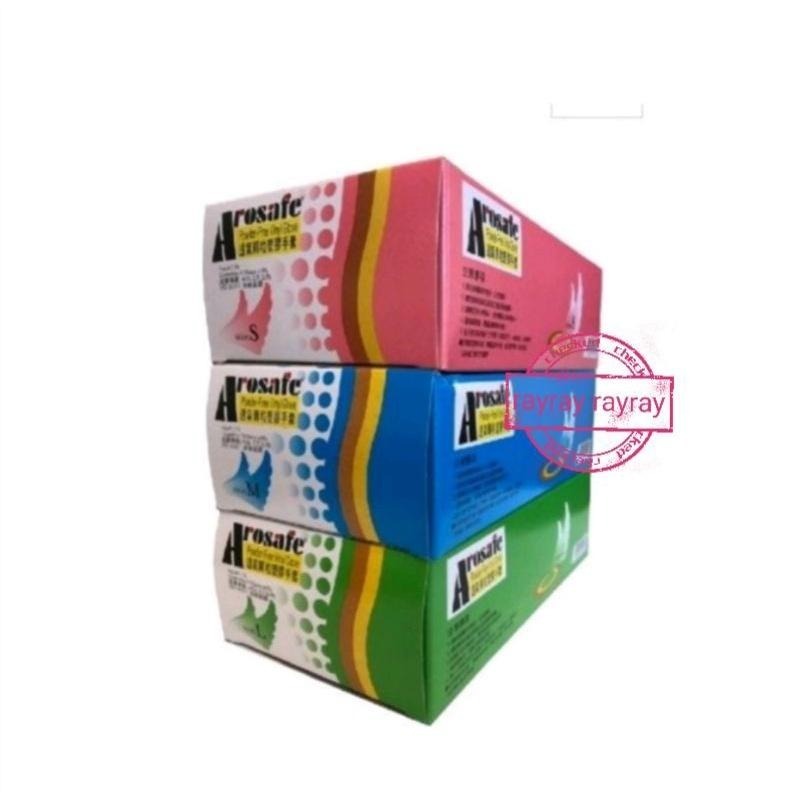 A116型📣Arosafe《無粉顆粒PVC手套》塑膠手套 拋棄式手套 透明手套 衛生手套 顆粒手套 手套 A116-細節圖2
